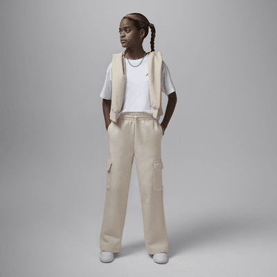 Pantalon cargo en tissu Fleece Jordan Y2K pour ado