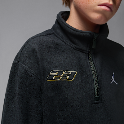 Sudadera de Polar Fleece de cierre de 1/4 Mountainside para niños talla grande Jordan