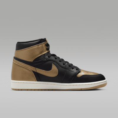 Air Jordan 1 Retro 高筒 OG "Black and Gold" 男鞋