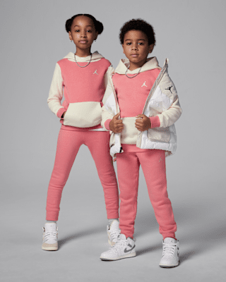Детское худи Jordan MJ Brooklyn Fleece Little Kids' 2-Piece Pullover Hoodie Set