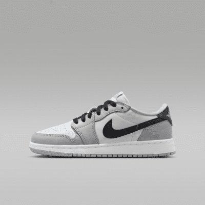 Air Jordan 1 Low OG 'Wolf Grey' Older Kids' Shoes