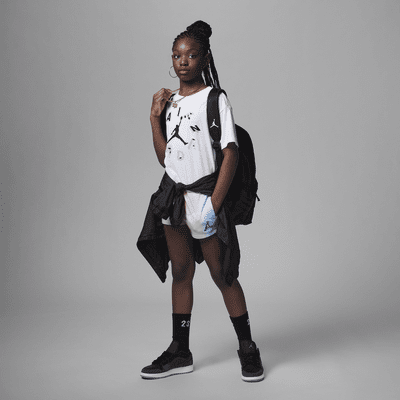 Jordan Essentials New Wave Printed Shorts Big Kids (Girls) Shorts