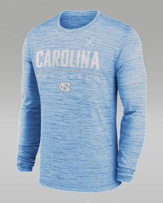 Мужская футболка North Carolina Sideline Velocity Jordan Brand Dri-FIT College