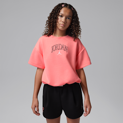 Jordan Big Kids' Flower of Friendship Knit Top