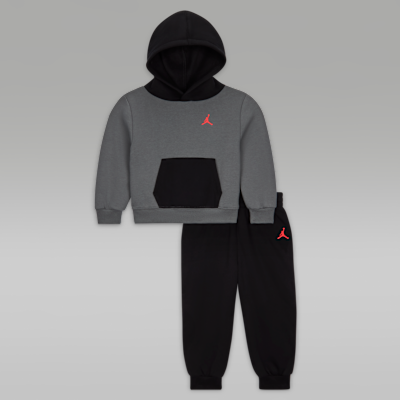 Σετ δύο τεμαχίων με φούτερ με κουκούλα Jordan Brooklyn Fleece για βρέφη (12-24M)