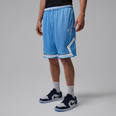 Jordan Brooklyn กางเกงขาสั้นตาข่ายผู้ชายลายข้าวหลามตัด