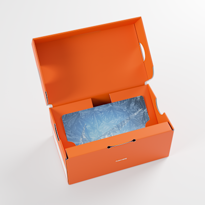 La tarjeta de regalo Nike se envía por correo en una minicaja de tenis Nike