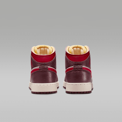 Tenis para niños grandes Air Jordan 1 Mid SE