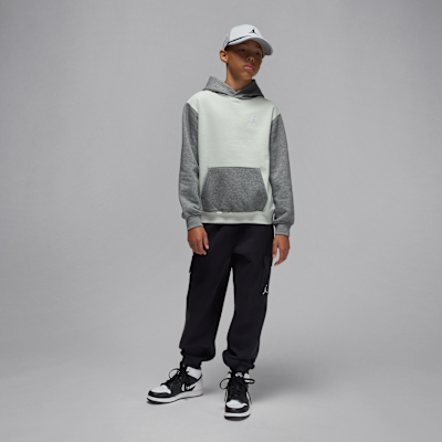 Sudadera con gorro sin cierre para niños talla grande Jordan Brooklyn Fleece