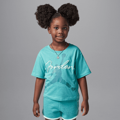 Conjunto de shorts dos piezas "Hidden In Plain Sight" Jordan para niños pequeños