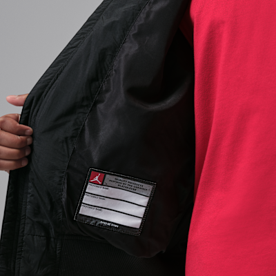 조던 주니어 셔닐 후드 봄버 재킷