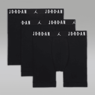 Jordan Flight Cotton Men's Boxer Briefs (3-Pack)