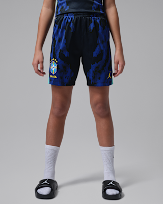 Детские шорты Brazil 2026 Stadium Away Big Kids' Jordan Dri-FIT Soccer Replica Shorts