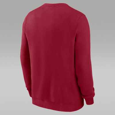 Oklahoma Sooners Primetime Primary Stack Men's Jordan College Pullover Crew