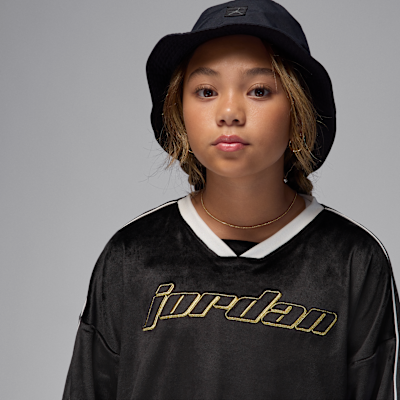 Vestido de veludo Jordan Mountainside Júnior