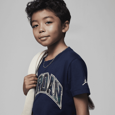 Jordan Essentials Plaid Tee Little Kids' T-Shirt