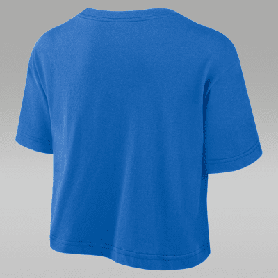 UCLA Athletic Prep Arch Women's Jordan Brand Dri-FIT College Cropped T-Shirt
