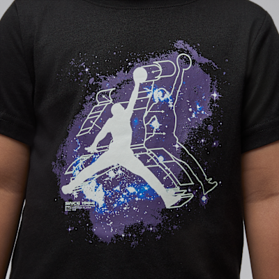 Jordan Little Kids' "Sky Is Not The Limit" Glow T-Shirt