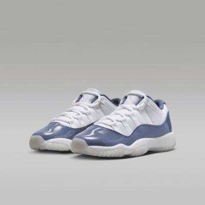 Tenis para niños grandes Air Jordan 11 Retro Low "Diffused Blue"