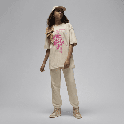 T-shirt folgada com grafismo Jordan para mulher