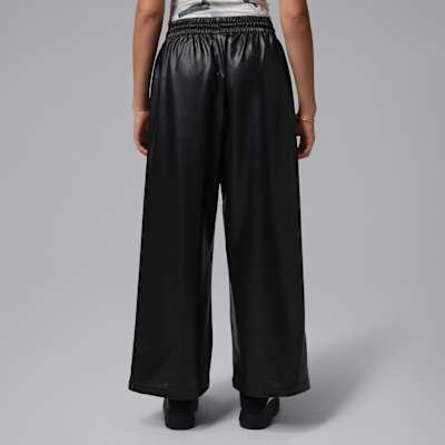 Jordan Flight broek van imitatieleer voor dames