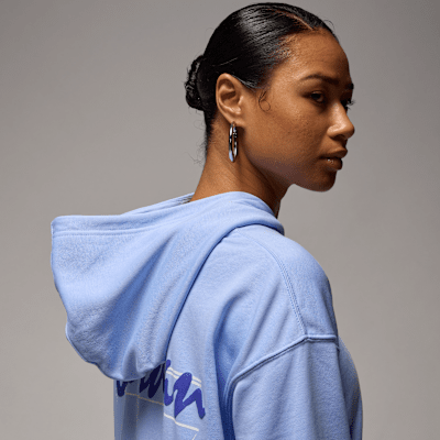 Sudadera con gorro sin cierre para mujer Jordan Brooklyn Fleece