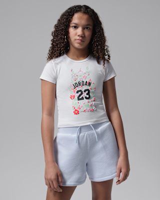 Детская футболка Jordan Big Kid's Floral Jersey