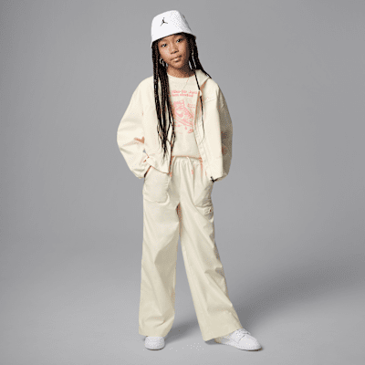 Felpa in tessuto con cappuccio e zip a tutta lunghezza Crafted Utility Jordan – Ragazzo/a