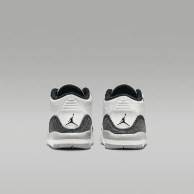 รองเท้าทารก/เด็กวัยหัดเดิน Jordan 3 Retro "Cement Grey"