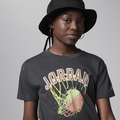 Jordan Hoop Style Big Kids' Graphic T-Shirt