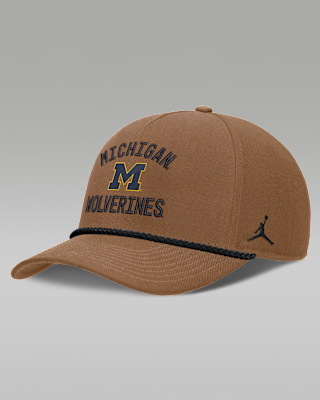 Мужские Michigan 2026 Military Appreciation Rope Rise Jordan Brand College Adjustable Hat
