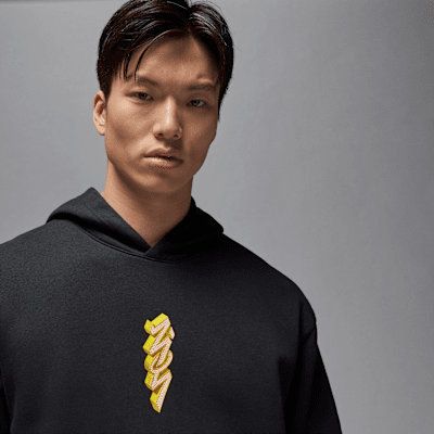 Sudadera con gorro sin cierre de tejido Fleece para hombre Zion