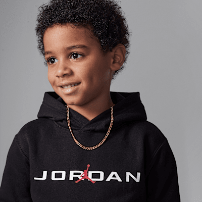 Sudadera con gorro sin cierre Baseline para niños talla pequeña Jordan