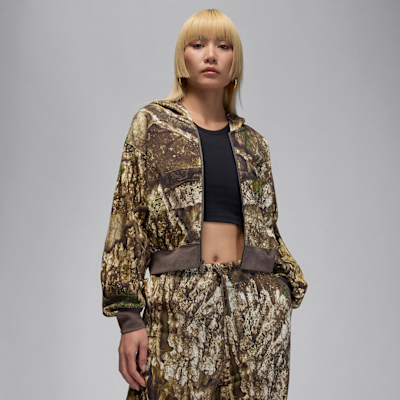 Jordan Brooklyn Fleece Women's Realtree Mod Crop Full-Zip Hoodie