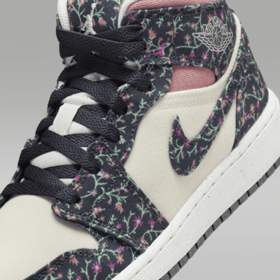 Air Jordan 1 Mid SE sko til store barn