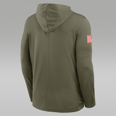 UCLA 2025 Military Appreciation Men's Jordan Brand Dri-FIT College Long-Sleeve Hooded Top