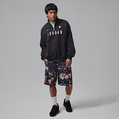 조던 플라이트 남성 프린트 캣 스크래치 쇼츠