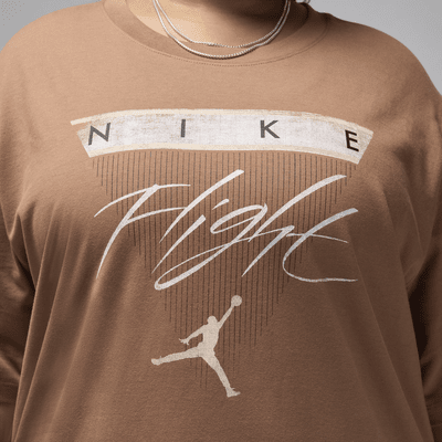 Playera con gráfico para mujer Jordan Flight Heritage (talla grande)