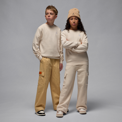 Jordan Brooklyn Fleece top met ronde hals voor kids