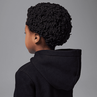 Conjunto de 2 piezas de sudadera con gorro sin cierre Baseline para niños talla pequeña Jordan