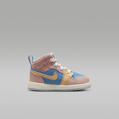 Tenis para bebé e infantil Jordan 1 Mid Sneaker School