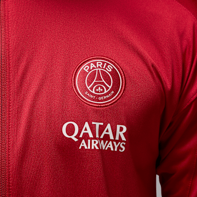 Stickad fotbollstracksuit Paris Saint-Germain Strike (fjärdeställ) Jordan Dri-FIT för män