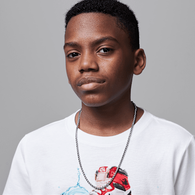 Playera Aj1 Wave para niños talla grande Jordan