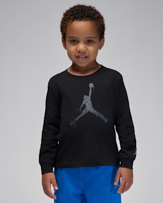 Детская футболка Jordan Toddler Jumpman Drip Long Sleeve