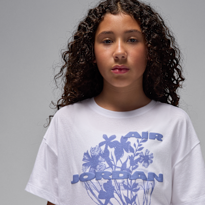 Jordan Big Kids' 23 Flowers T-Shirt