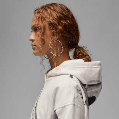 Jordan Brooklyn Fleece Women's Printed Pullover Hoodie