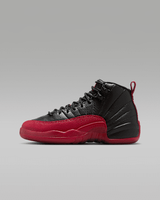 Детские кроссовки Air Jordan 12 Retro "Black and Varsity Red" Big Kids'