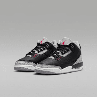 Air Jordan 3 Retro "Black Cement" Big Kids' Shoes