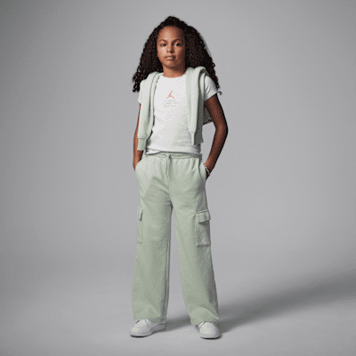Playera de canalé para niños talla grande Jordan Court of Legends