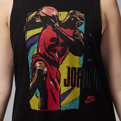 Playera sin mangas con gráficos para mujer Jordan
